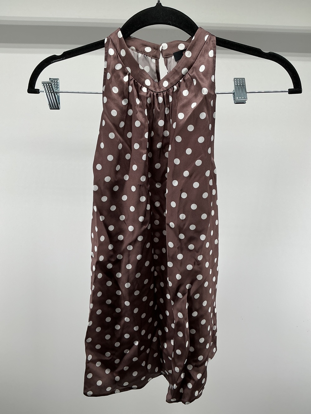 100% Washable Silk Halter Top